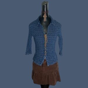 Andrew & Co. vintage denim top